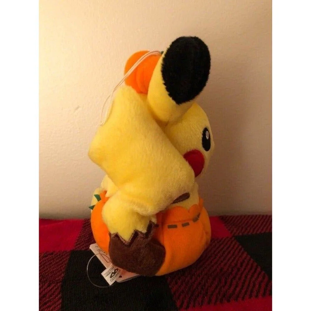 Banpresto Pokemon Halloween Pikachu Pumpkin 2018 Toreba Prize Plush 6.5